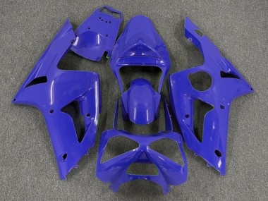 03-04 Bleu Foncé Uni ZX6R Carénage Moto