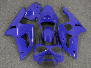 03-04 Bleu Foncé Uni ZX6R Carénage Moto