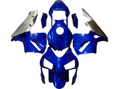 03-04 Bleu Profond & Argent CBR600RR Carénage Moto