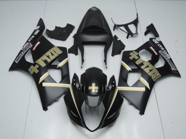 03-04 Noir Mat Rizla GSXR 1000 Carénage Moto