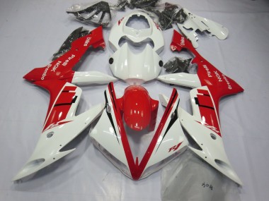 04-06 Design Blanc & Rouge R1 Carénage Moto