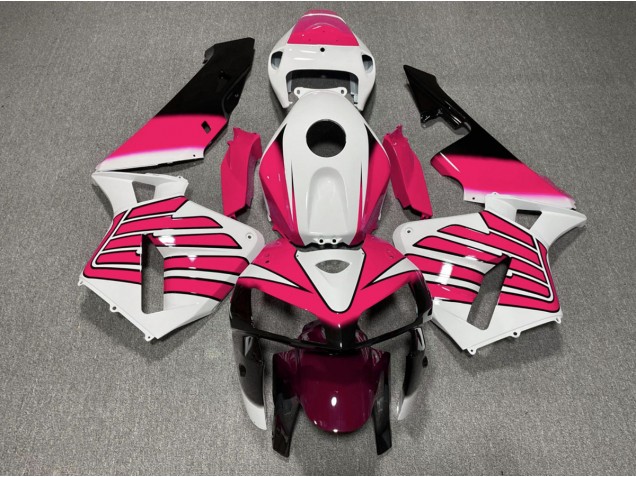 05-06 Ailes Roses & Blanches CBR600RR Carénage Moto