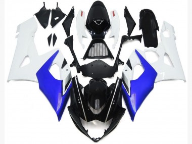 05-06 Bleu Brillant & Blanc Brillant GSXR 1000 Carénage Moto