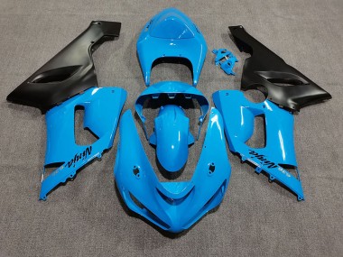 05-06 Bleu Vif ZX6R Carénage Moto