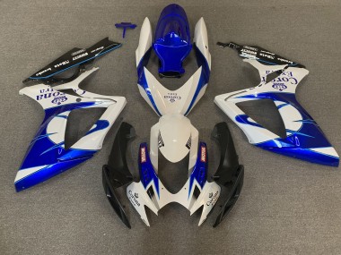 06-07 Bleu Corona GSXR 600-750 Carénage Moto