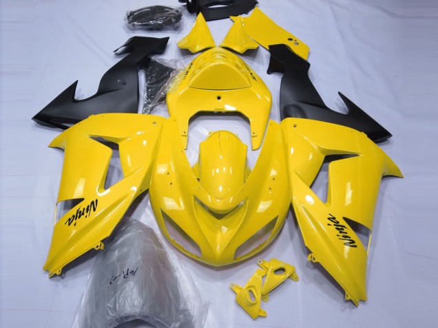 06-07 Jaune Brillant ZX10R Carénage Moto