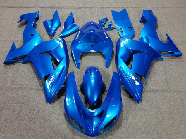 06-07 Ninja Bleu ZX10R Carénage Moto