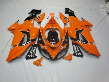 06-07 Orange Noir ZX10R Carénage Moto