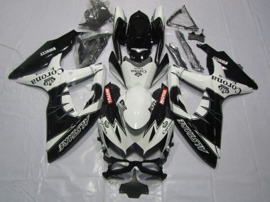 08-10 Noir Corona GSXR 600-750 Carénage Moto