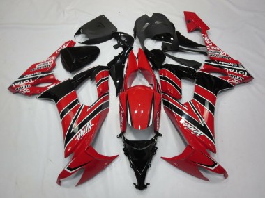 08-10 Rouge Noir ZX10R Carénage Moto