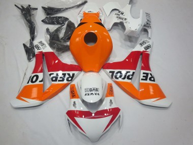 08-11 Blanc Repsol CBR1000RR Carénage Moto