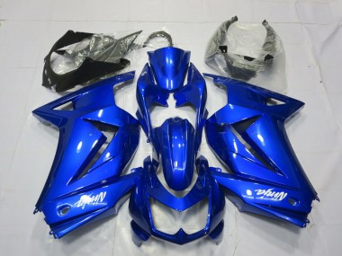 08-12 Bleu Brillant Ninja 250 Carénage Moto