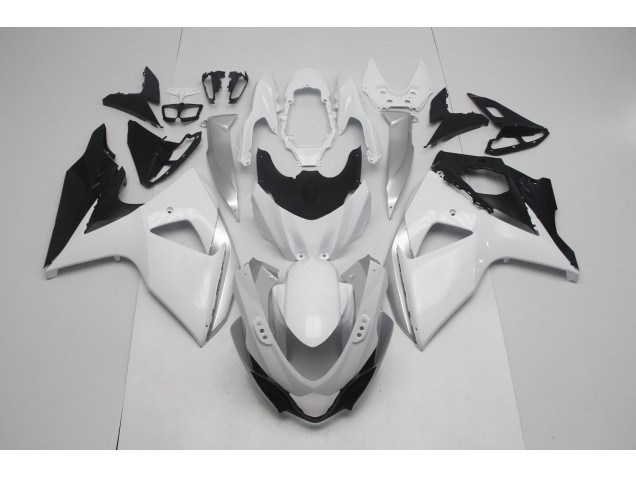 09-16 Blanc Brillant & Argent GSXR 1000 Carénage Moto