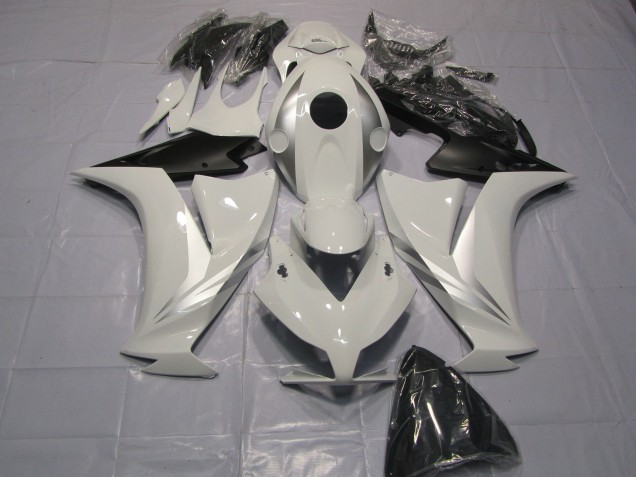 12-16 Blanc & Argent CBR1000RR Carénage Moto