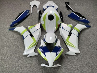 12-16 Bleu Brillant & Jaune Haute Visibilité CBR1000RR Carénage Moto