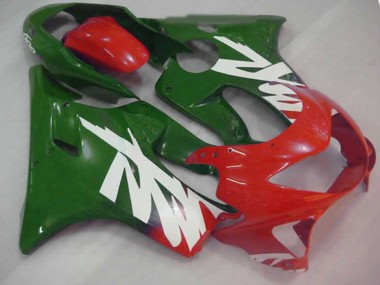 99-00 Autocollant Vert Rouge & Blanc CBR600 F4 Carénage Moto